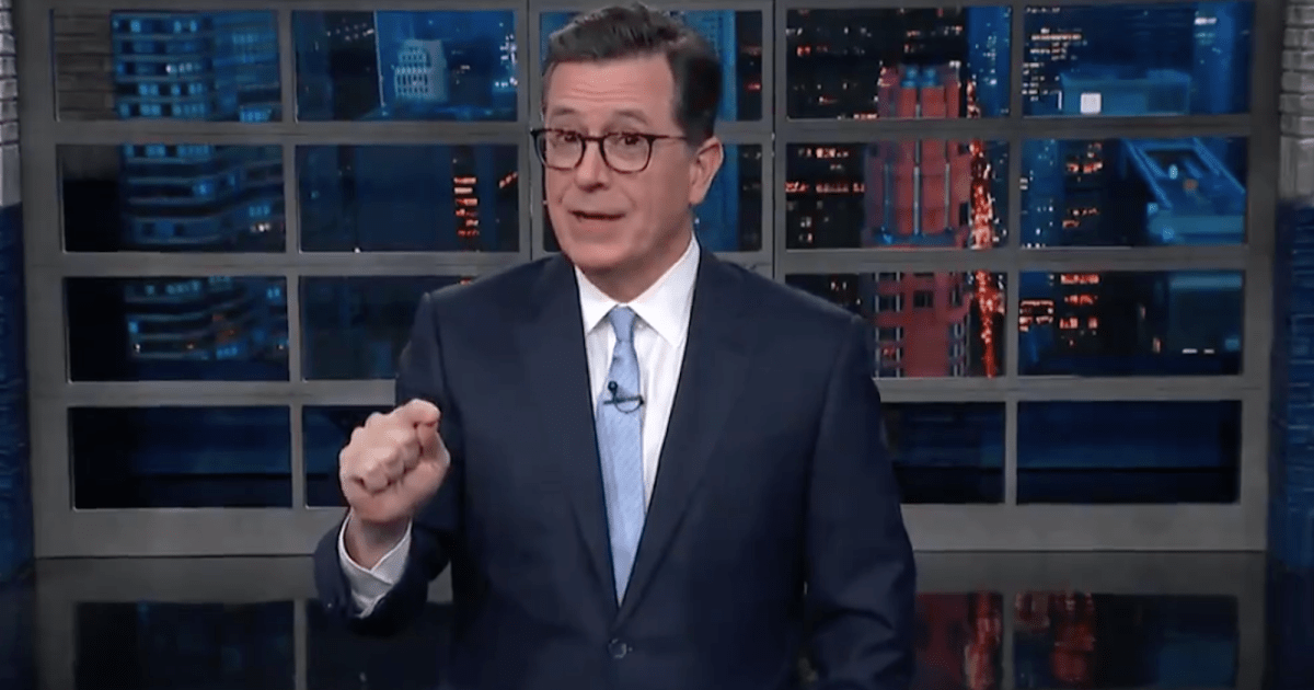 Stephen Colbert Is Horrified Over Trump’s Forbes Magazine Spanking ...