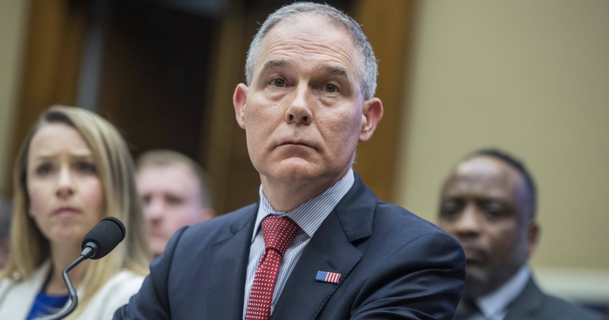 Scott Pruitt Knew Exactly Who to Blame for His Ethical Lapses – Mother ...