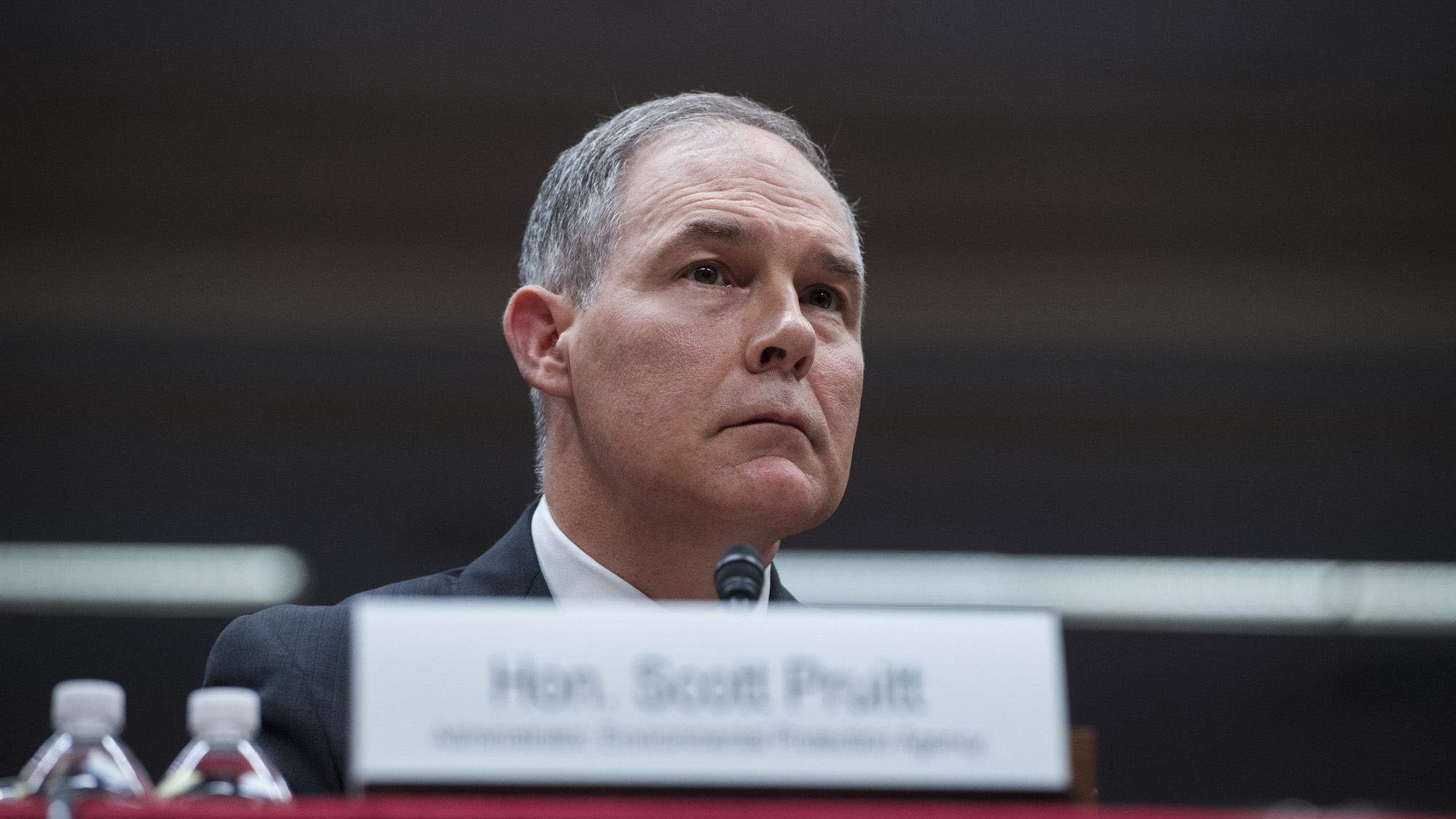 scott pruitt endangered his drivers speed