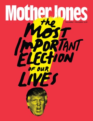 Mother Jones Magazine Cover : November + December 2018