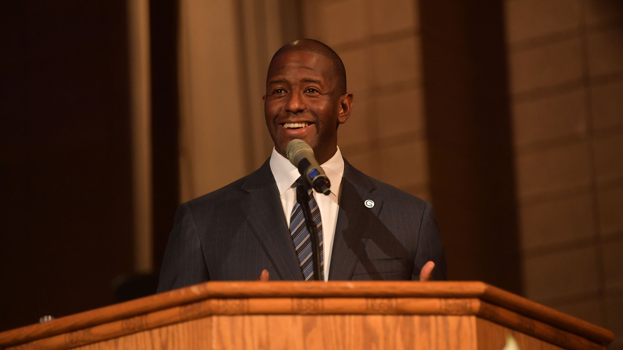 Gillum Rallies Supporters to Defend Voting Rights as Contentious