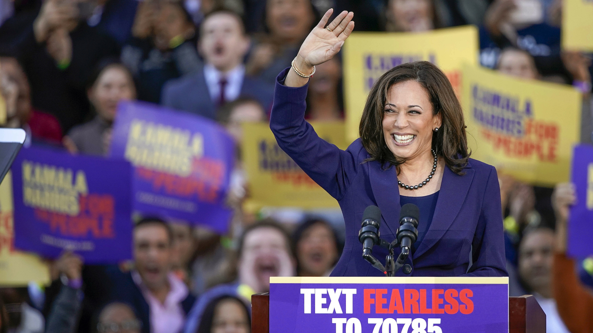 Kamala Harris Takes Aim At Trump And The 2020 Democratic Nomination ...