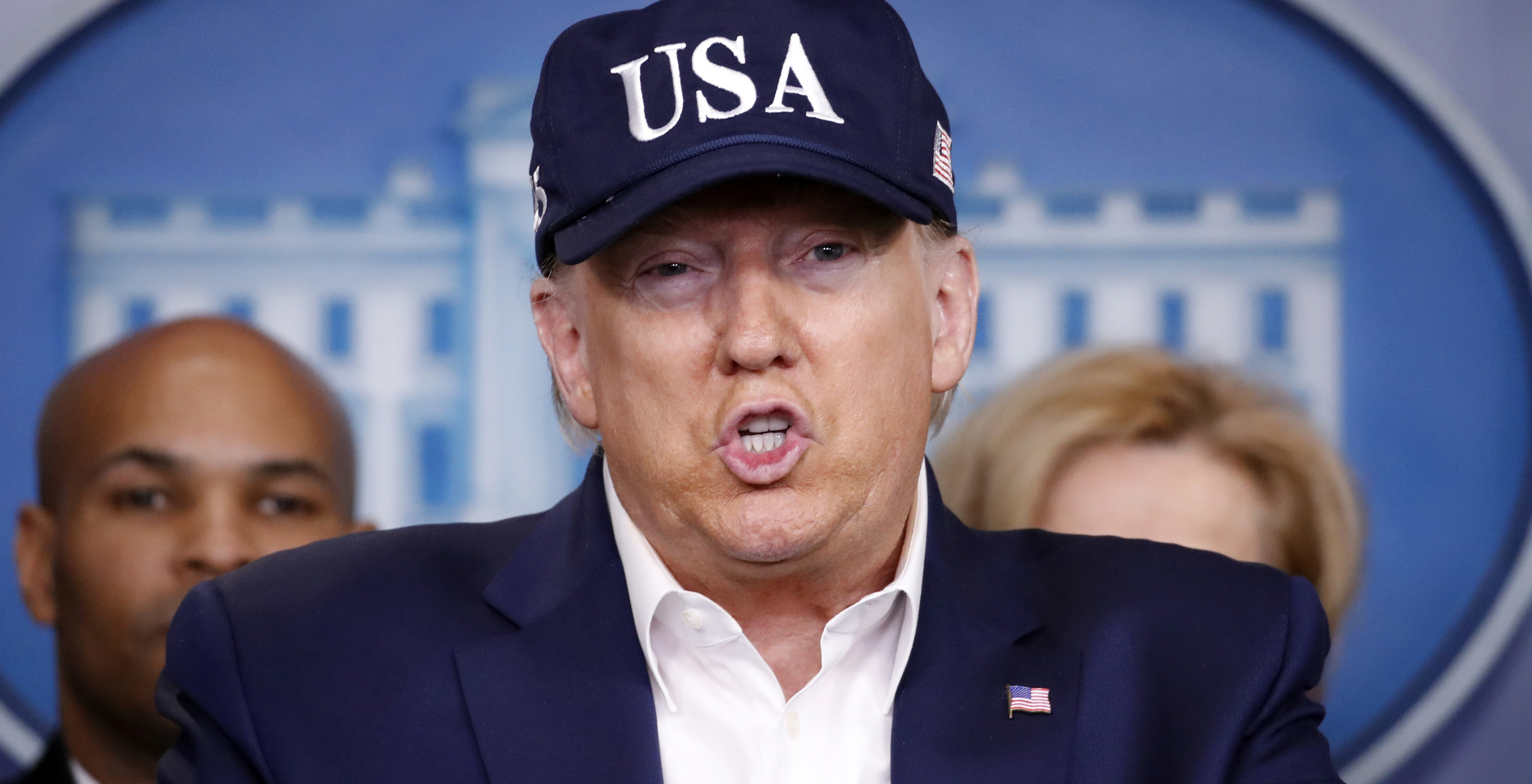 donald trump white hat