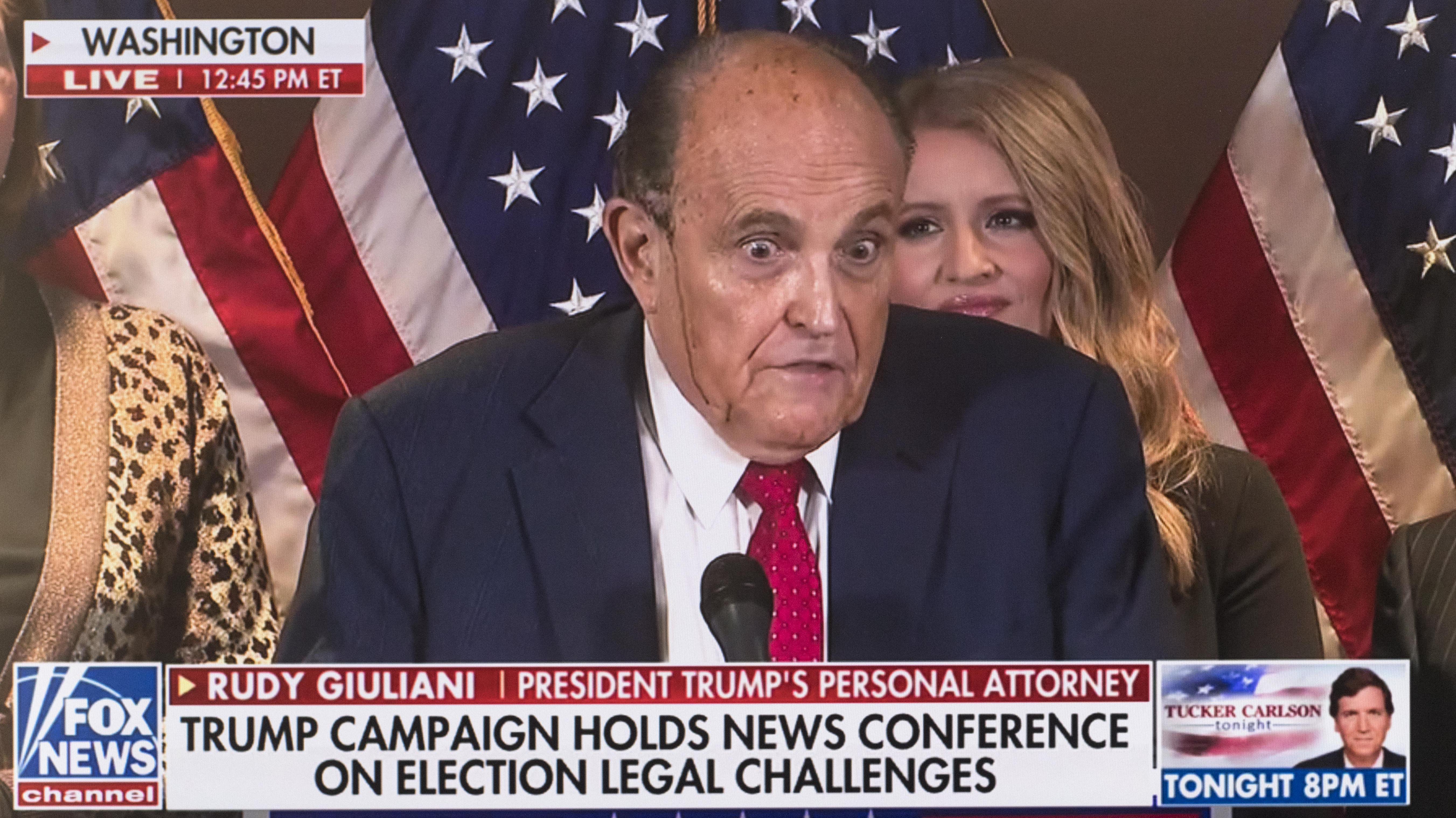 I Can’t Stop Laughing About Rudy Giuliani’s Dripping Hair Dye – Mother 