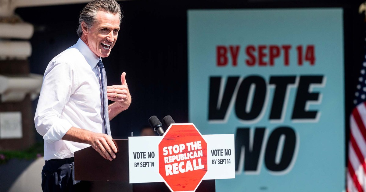 New Poll Shows California Voters Want To Keep Gov Gavin Newsom Mother Jones