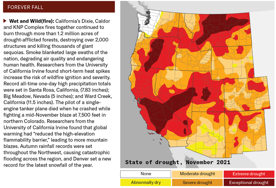 Weather whiplash dominated U.S. winter 2021-2022 » Yale Climate