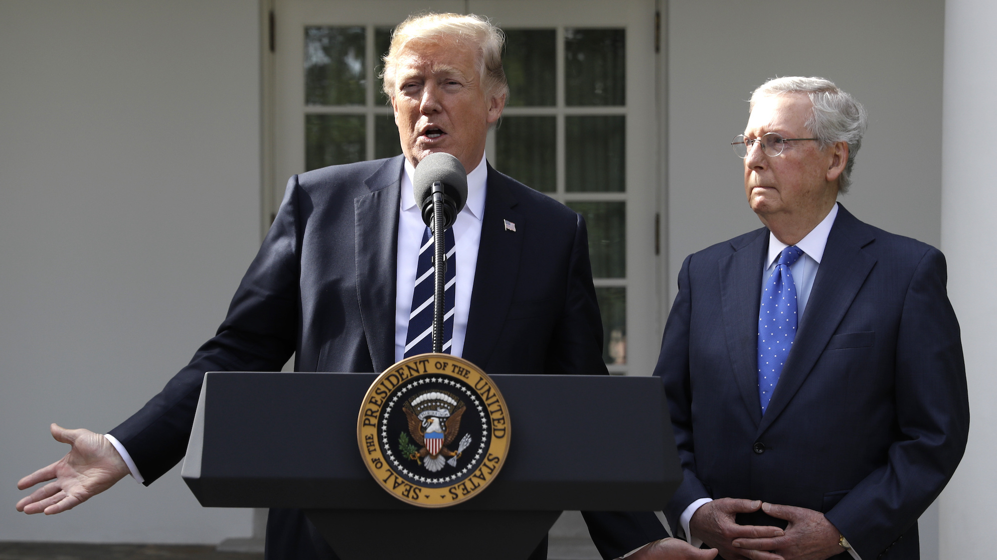 Trump Says McConnell Has “DEATH WISH” In Menacing Post – Mother Jones