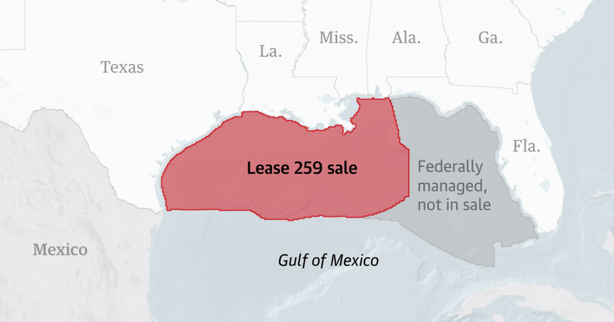 Team Biden Just Offered an ItalySized Area of the Gulf of Mexico to