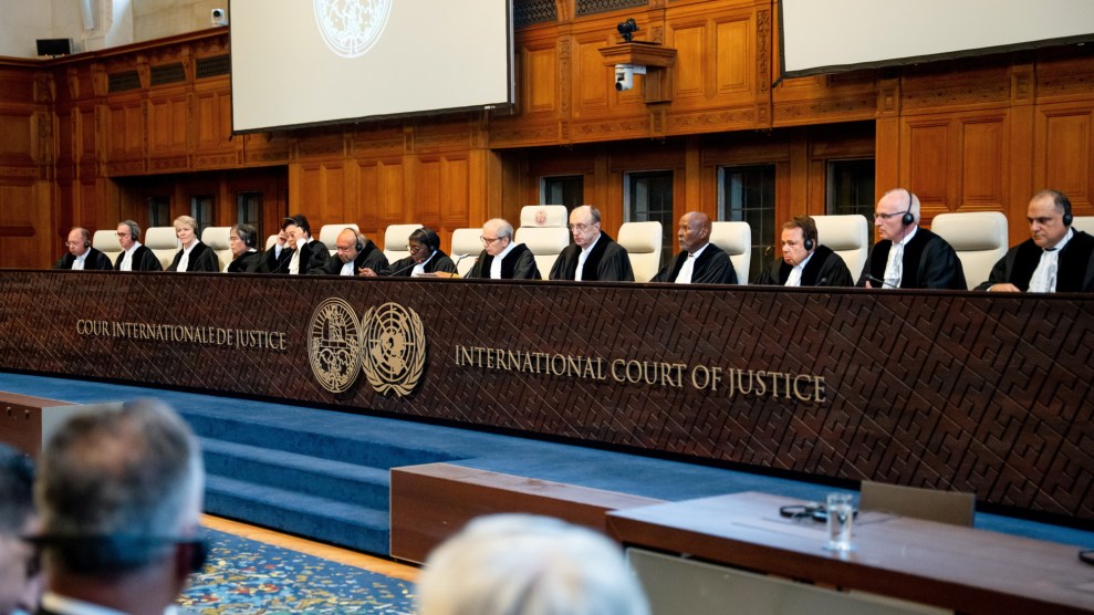 ICJ judges deliver a ruling on Israel's occupation of the West Bank.