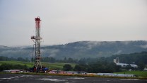 Natural Gas Fracking site resides in the hills of Pennsylvania
