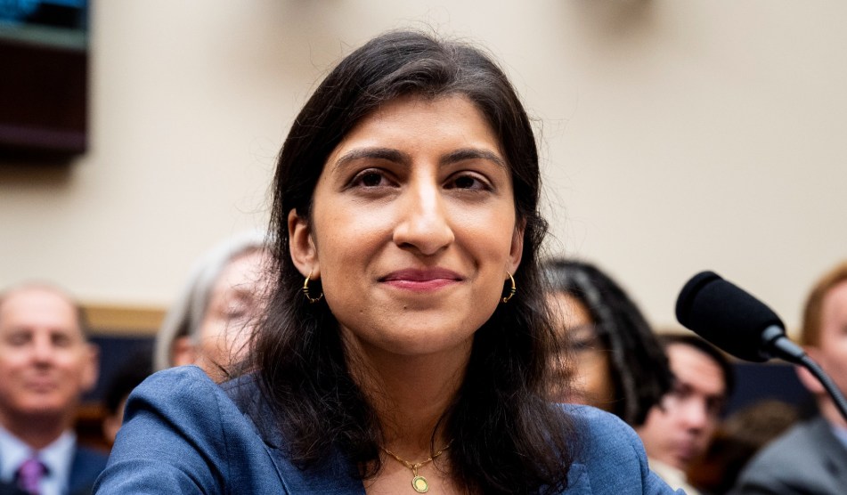 July 13, 2023, Washington, District of Columbia, USA: LINA KHAN, Chair, Federal Trade Commission (FTC), speaking at a hearing of the House Judiciary committee at the U.S. Capitol.