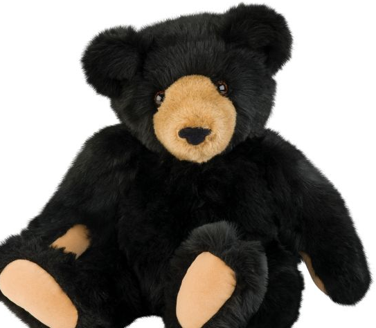 stuffed black bear real