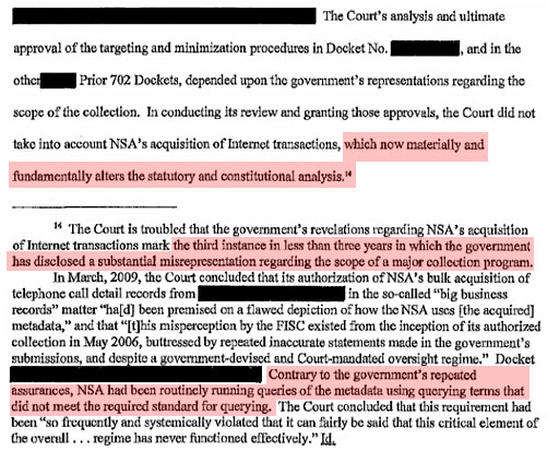 Court Slams NSA for “Third Instance in Less Than Three Years” of ...