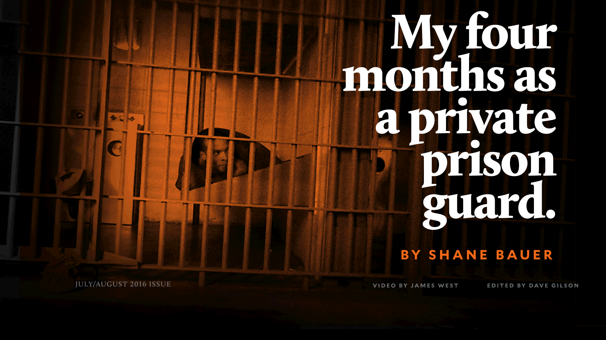 My Four Months as a Private Prison Guard: A Mother Jones Investigation –  Mother Jones