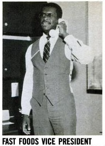 Herman Cain Burger King: Ebony, April 1984
