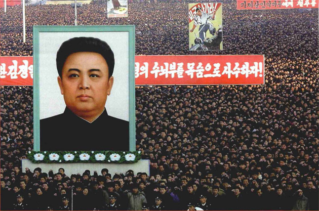 North Korea's Kim Il Sum Square, home to mass rallies and air-raid drills designed to prepared the populace for a nuclear war with the US.: Newscom