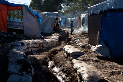 Makeshift encampments like this one are home to 1.2 million people and terrorized by gangs of rapists.