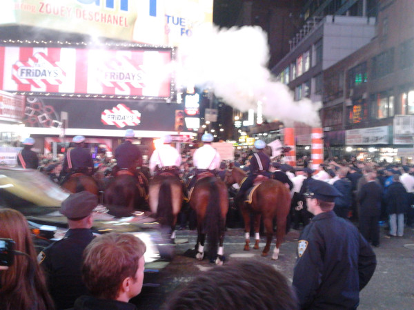 Tensions rise in Times Square: Josh Harkinson