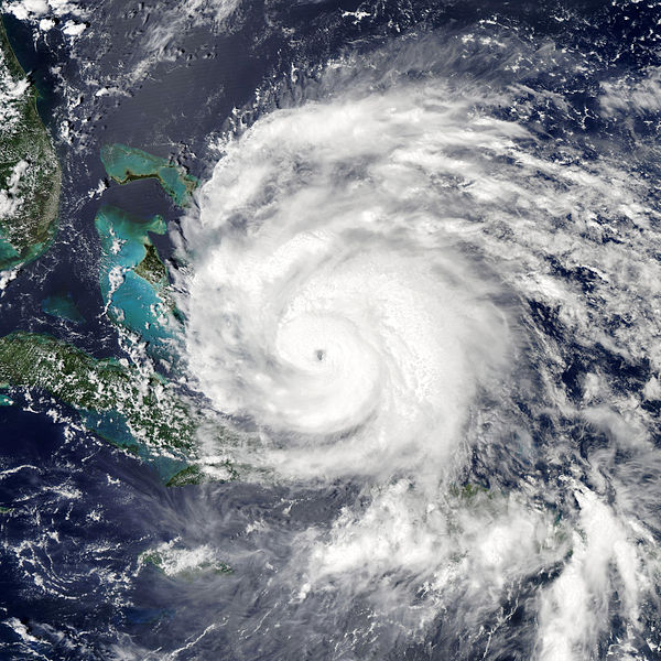 Hurricane Irene. Credit: NASA Earth Observatory.