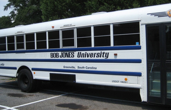 Wheels of Progress: Greenville, South Carolina espite its namesake's anti-Catholic rhetoric, and the school's longstanding ban on interracial dating, generations of conservative politicians made Bob Jones University a can't-miss spot to speak to the base (Photo: Tim Murphy).