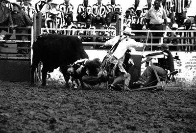 The "Convict Poker" event at the Angola Prison Rodeo: Photo: Mike Schreiber