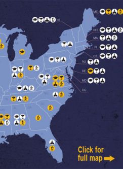 See a map of where guns are permitted.: Source: Legal Community Against Violence