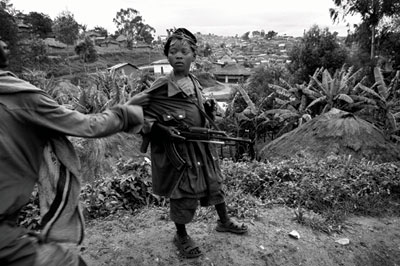 A child soldier north of Goma, 2008.: Marcus Bleasdale/VII