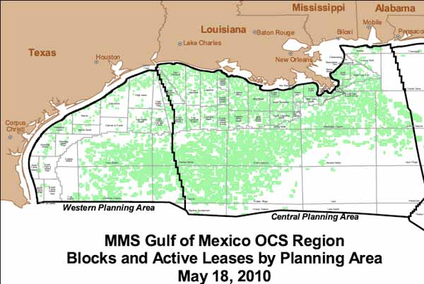 Gulf Of Mexico Lease Map How Much of the Gulf is Leased? – Mother Jones