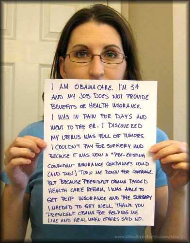 "I Am Obamacare": Miss M. Turner