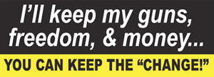 Bowman had a bumper sticker like this one on his car, according to court records. (Patriot Depot).