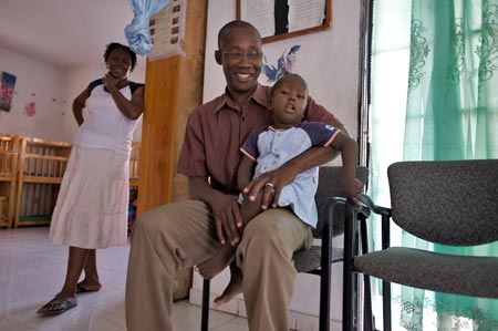 Foyer de Sion Orphanage director Guesno Mardy