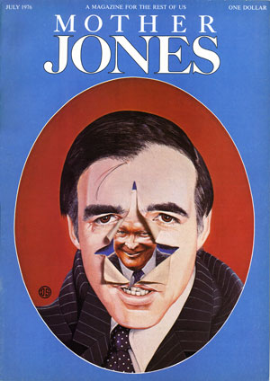 Mother Jones, July 1976 cover: Illustration by Dugald Stermer