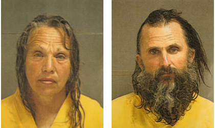 Brian David Mitchell and Wanda Barzee in 2003.: Salt Lake City Police Dept/Zumapress.com