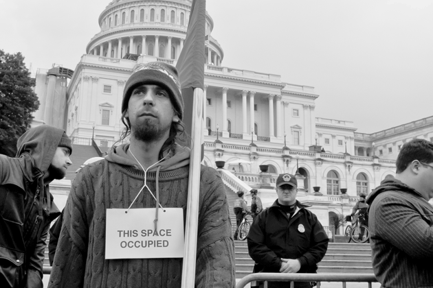 An Occupy protest on Capitol Hill: SOBPhotography/Flickr