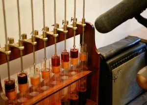 This instrument allows you to "play" blood from the pig that starred  in Matthew Herbert's album.: Photo by Patricia Niven
