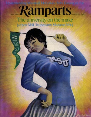 Ramparts, April 1966 cover: Illustration by Paul Davis