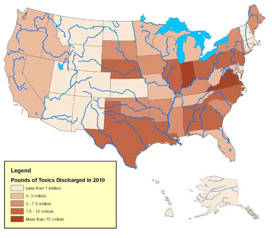 River Discharge Map 