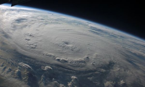 Hurricane Felix over the coast of eastern Honduras. Credit: NASA via Universe Today.