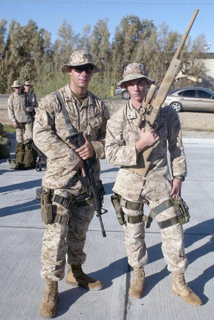 A Marine sniper's rifle-stock sporting the Nazi SS symbol: Military Religious Freedom Foundation