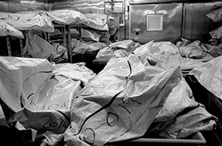 Unclaimed bodies at the Wayne County Morgue