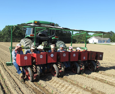 Workers at Smith's farm.