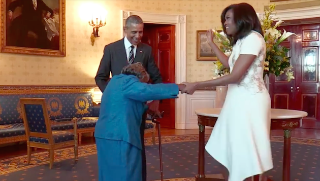 106 Year Old Woman Dances With The Obamas After Fulfilling Her Dream To Visit White House 