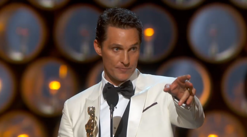 Matthew Mcconaughey Just Won An Oscar Here Is His Acceptance Speech Mother Jones 