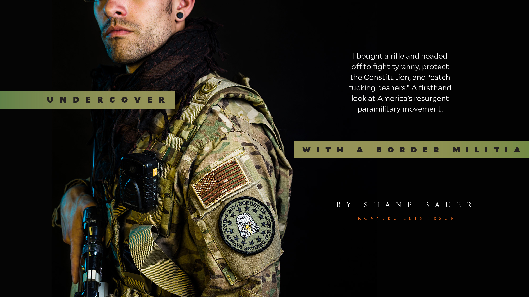I Went Undercover With a Border Militia image