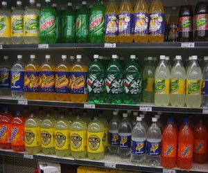 plastic soda bottles