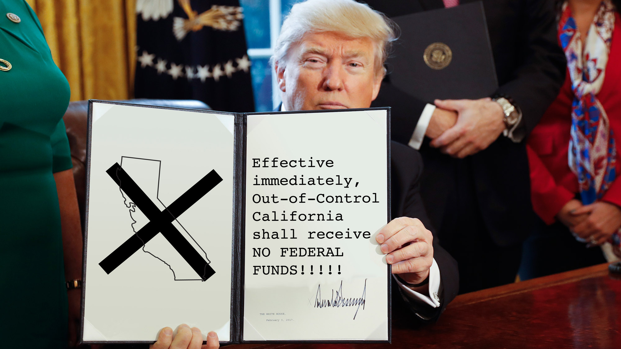 Here's Why Donald Trump Can't Defund “Out-of-Control” California