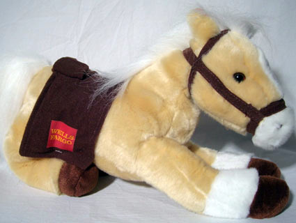 wells fargo horse stuffed animal